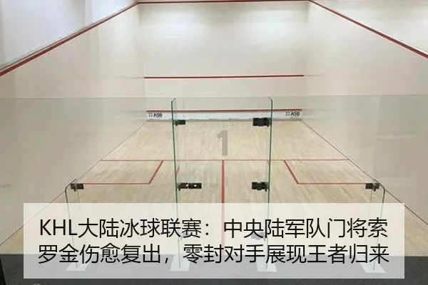 KHL大陆冰球联赛：中央陆军队门将索罗金伤愈复出，零封对手展现王者归来